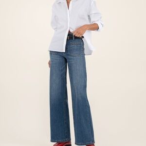 Kut from the Kloth Jean High Rise Wide Leg Size 2/ Adventure W/Med Base Wash